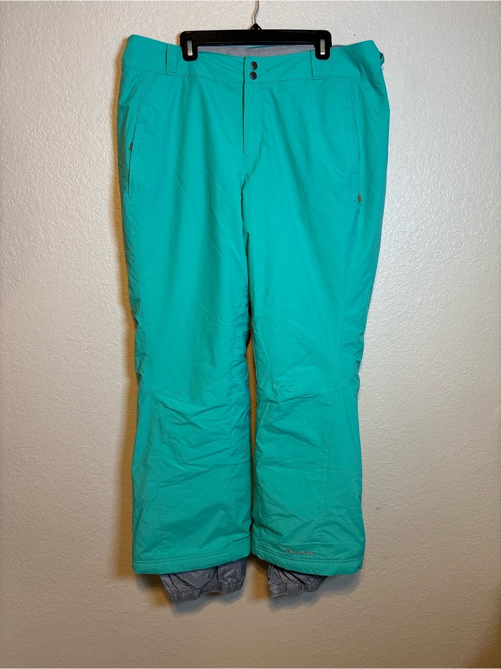 Columbia Teal Snowpants Outdoor Ski Women 2X